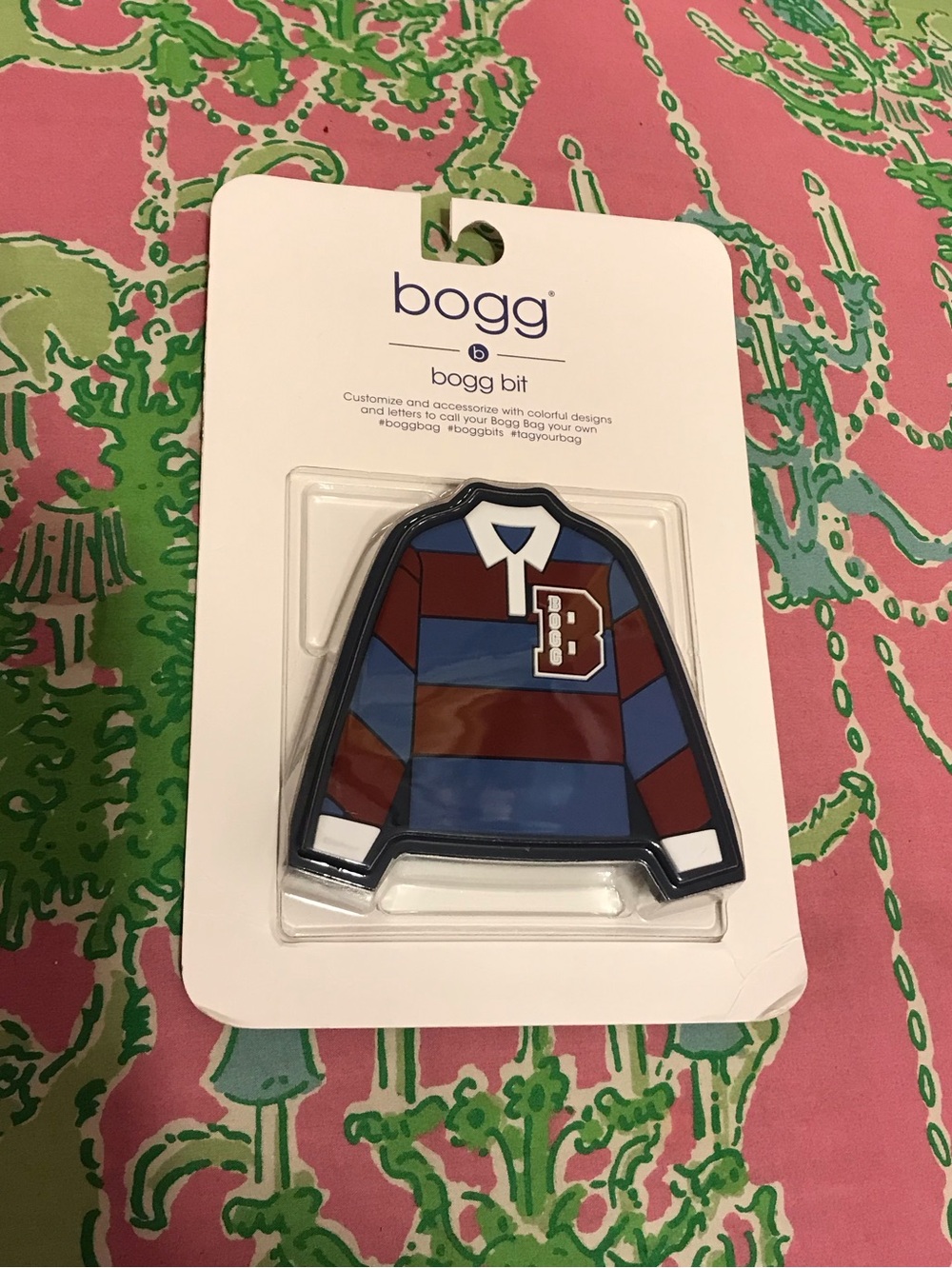 BOGG Bag Bits Rugby Sports Jersey charm